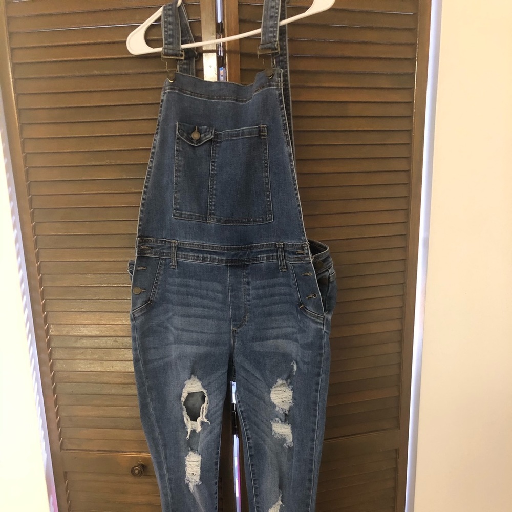 Fashion Nova Jean Overalls/Jumper XL Never worn